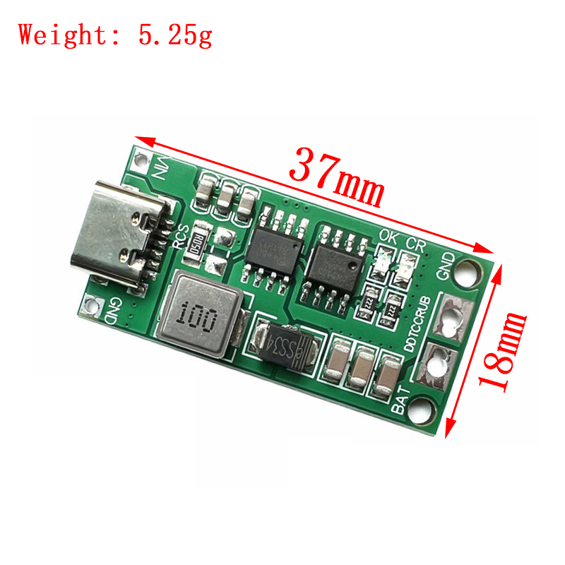 Multi-Cell 2S 3S 4S Type-C To  - đánh giá và giá Li Ion Charger Module