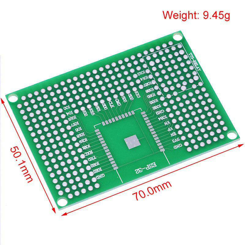 2~100Pcs 5X7 Double Sided Tin  - đánh giá và giá Pcb Prototyping Board