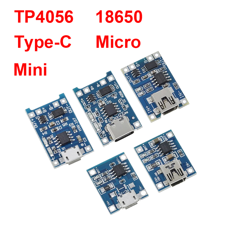 1/5PCS 5V 1A Micro/Type-c/Mini - đánh giá và giá Tp4056 Module