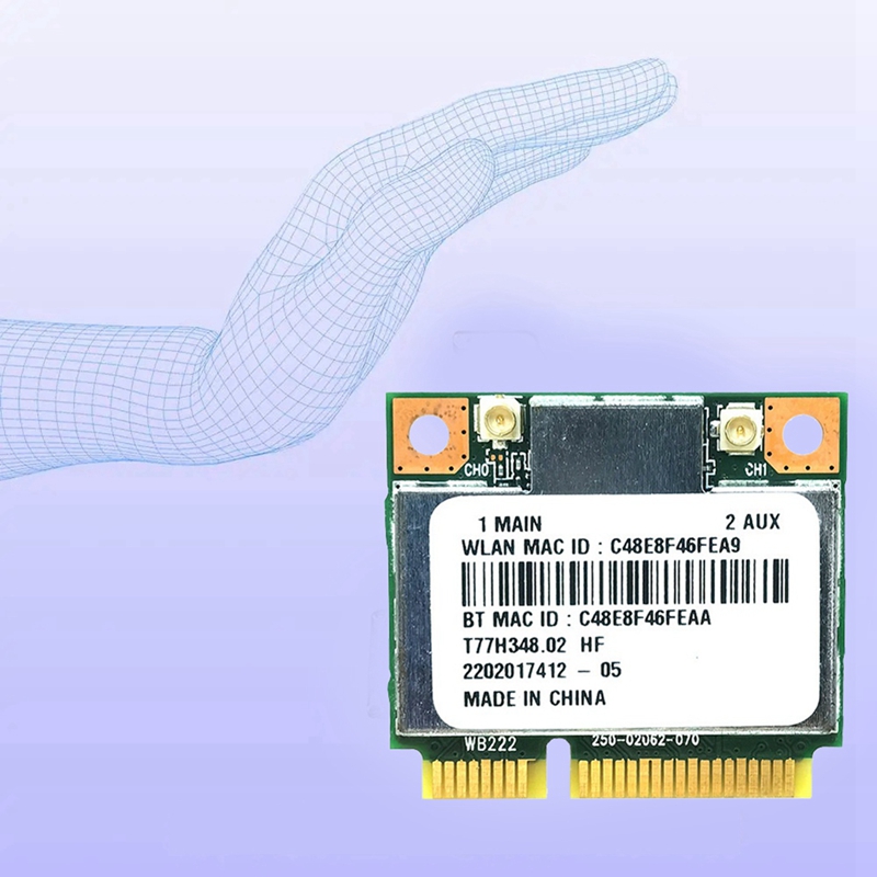 AR5B22 AR9462 WiFi Card+Intern - đánh giá và giá Antenna 2.4Ghz