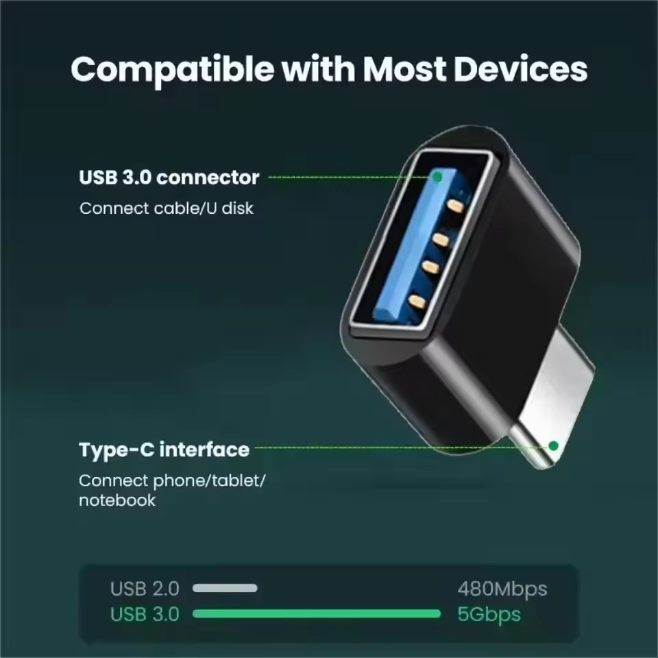 Mini Type C to USB Adapter 3.0 - đánh giá và giá Usb C Cable
