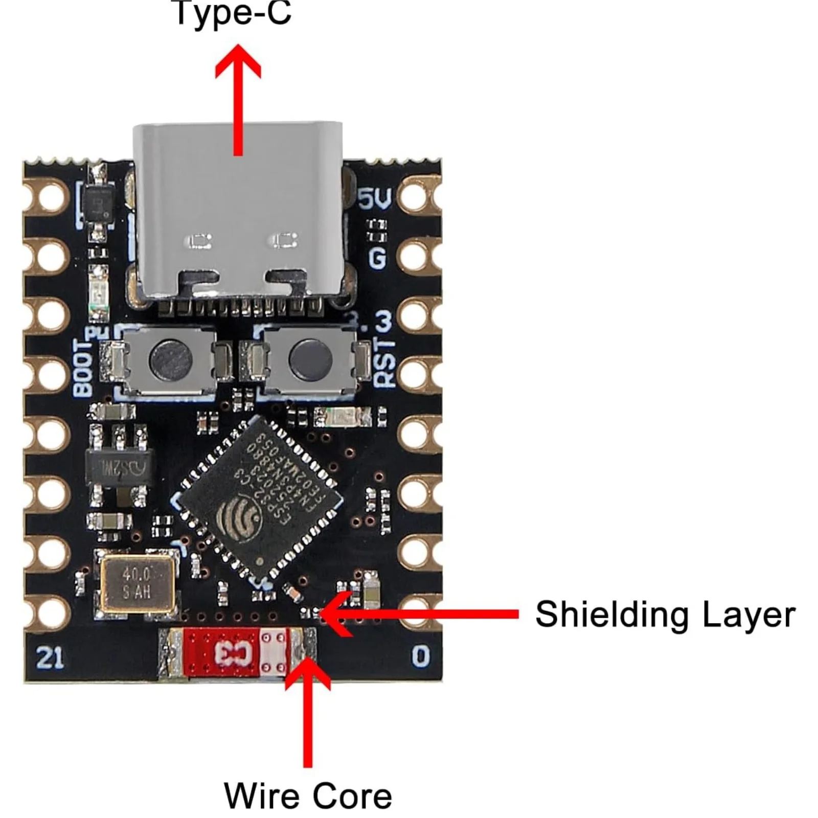 ESP32-C3 SuperMini IoT Develop - đánh giá và giá Breadboard 400 Point